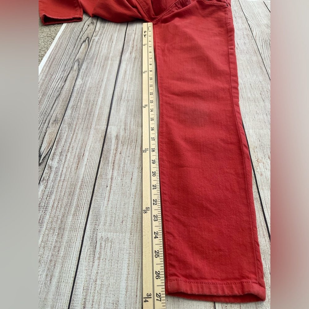 Current Elliott Women’s Stiletto Jeans Size 26 Cayenne Red - Picture 8 of 12